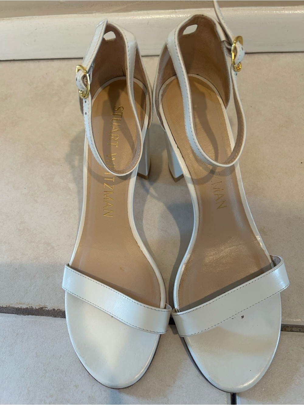 Stuart Weitzman Strap Sandals Heels